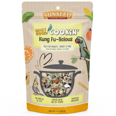 Image of Sunseed Crazy Good Cookin' Kung Fu-licious Bird Treat, 12 oz