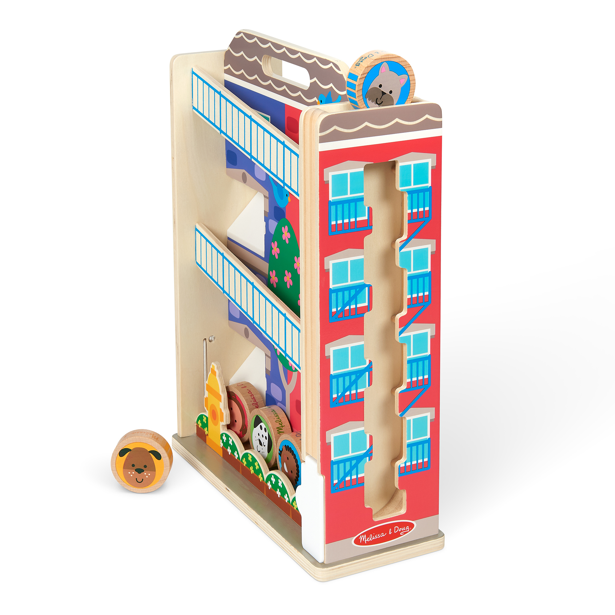 Melissa & Doug GO TOTs Town House Tumble image number null
