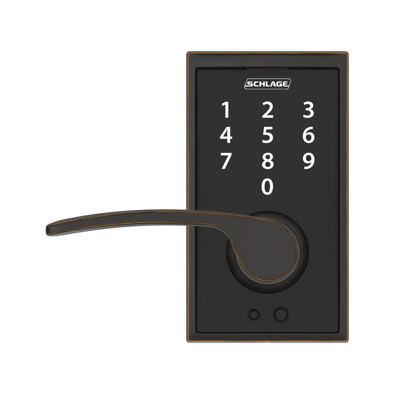 Schlage Touch™ Keyless Touchscreen Lever with Merano Lever