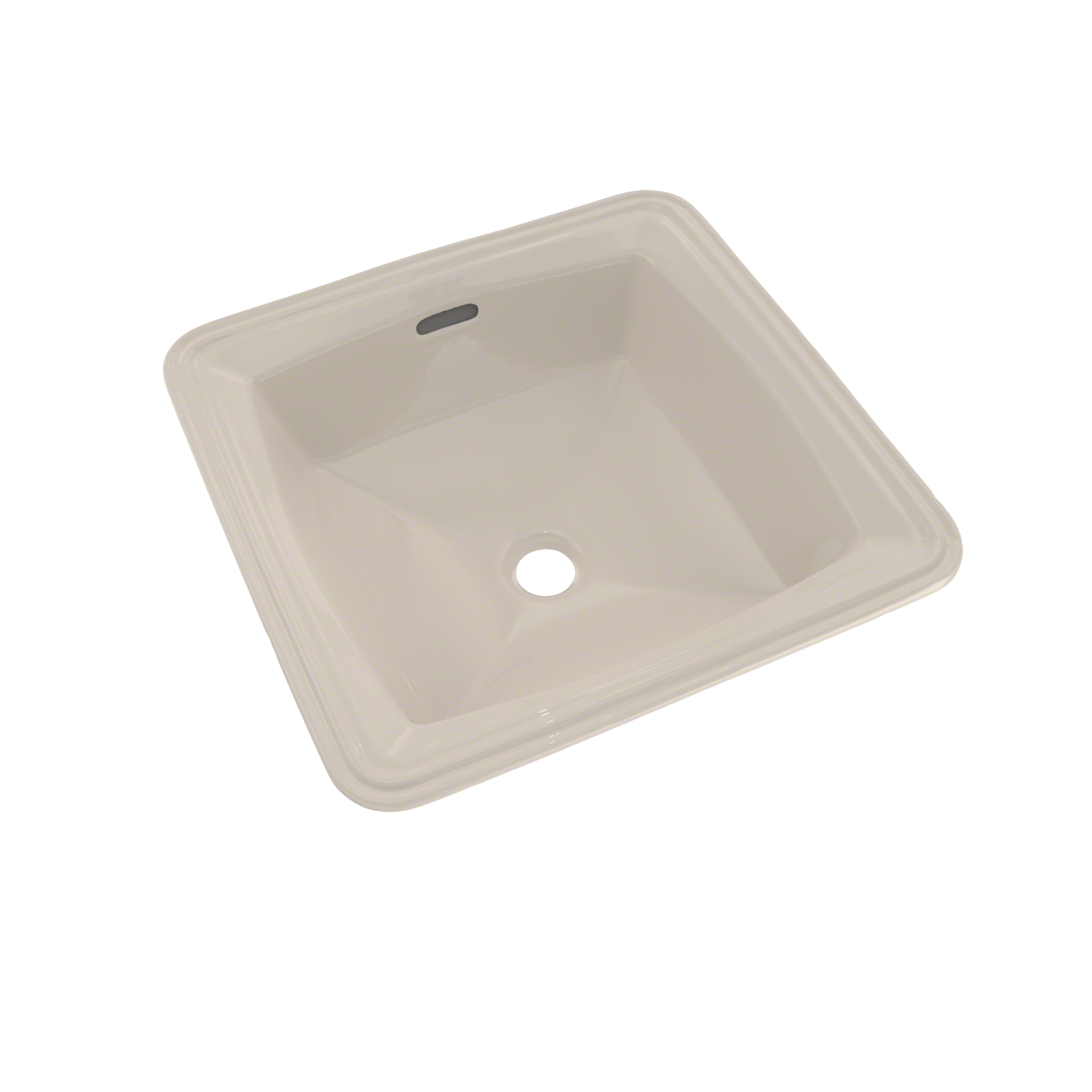 TOTO Connelly Square Undermount Bathroom Sink with CEFIONTECT, Sedona Beige, Vitreous China, LT491G#12