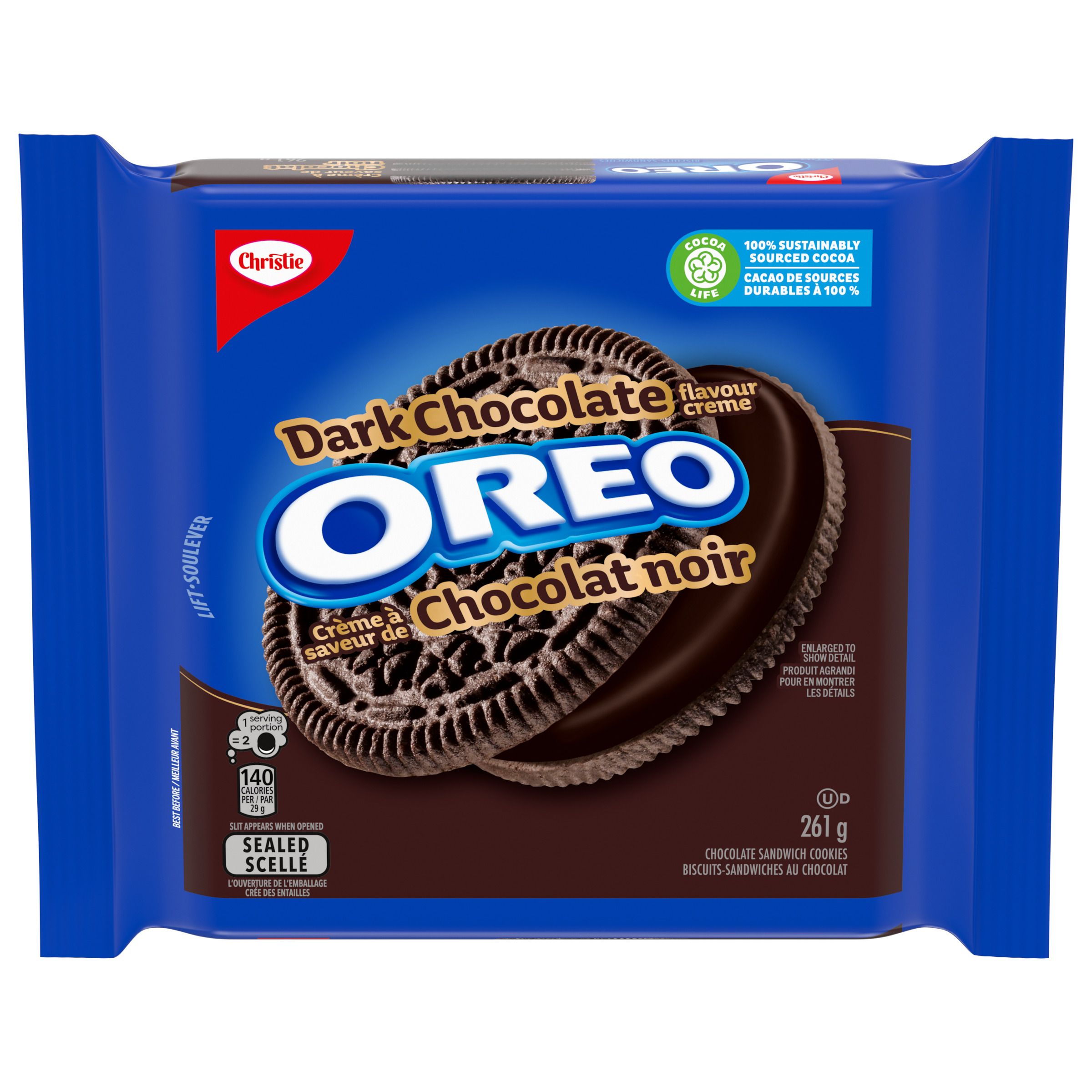 OREO Dark Chocolate Cookies 261 G-thumbnail-0