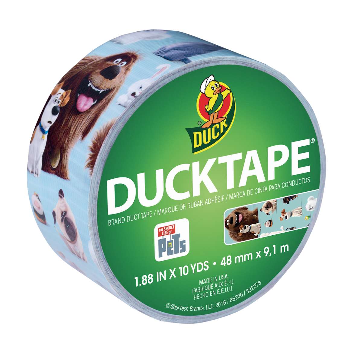 The Secret Life Of Pets Duck Tape® - 1.88 in. x 10 yd. Image