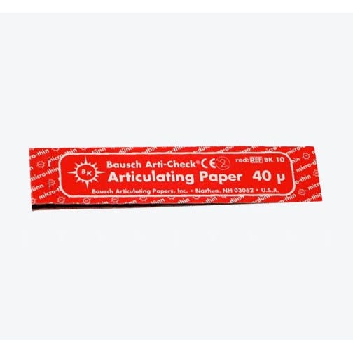 Arti-Check® Articulating Paper Straight 40 Micron - 50/Box