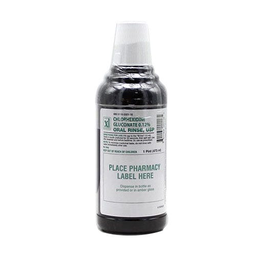 Chlorhexidine Gluconate 0.12% Oral Rinse, 480ml Bottle