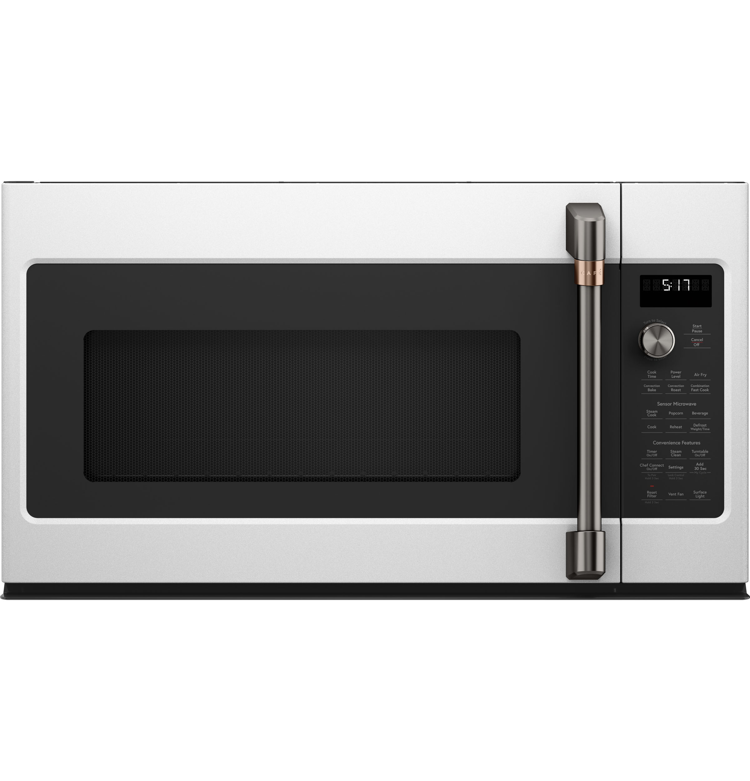 Café™ 1.7 Cu. Ft. Matte White Over The Range Microwave view 5