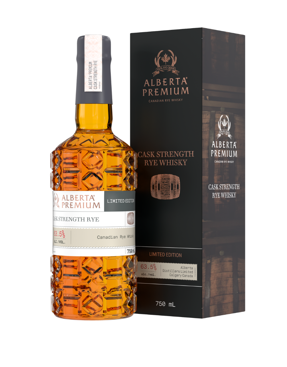 ALBERTA PREMIUM LIMITED EDITION CASK STRENGTH CANADIAN RYE WHISKY