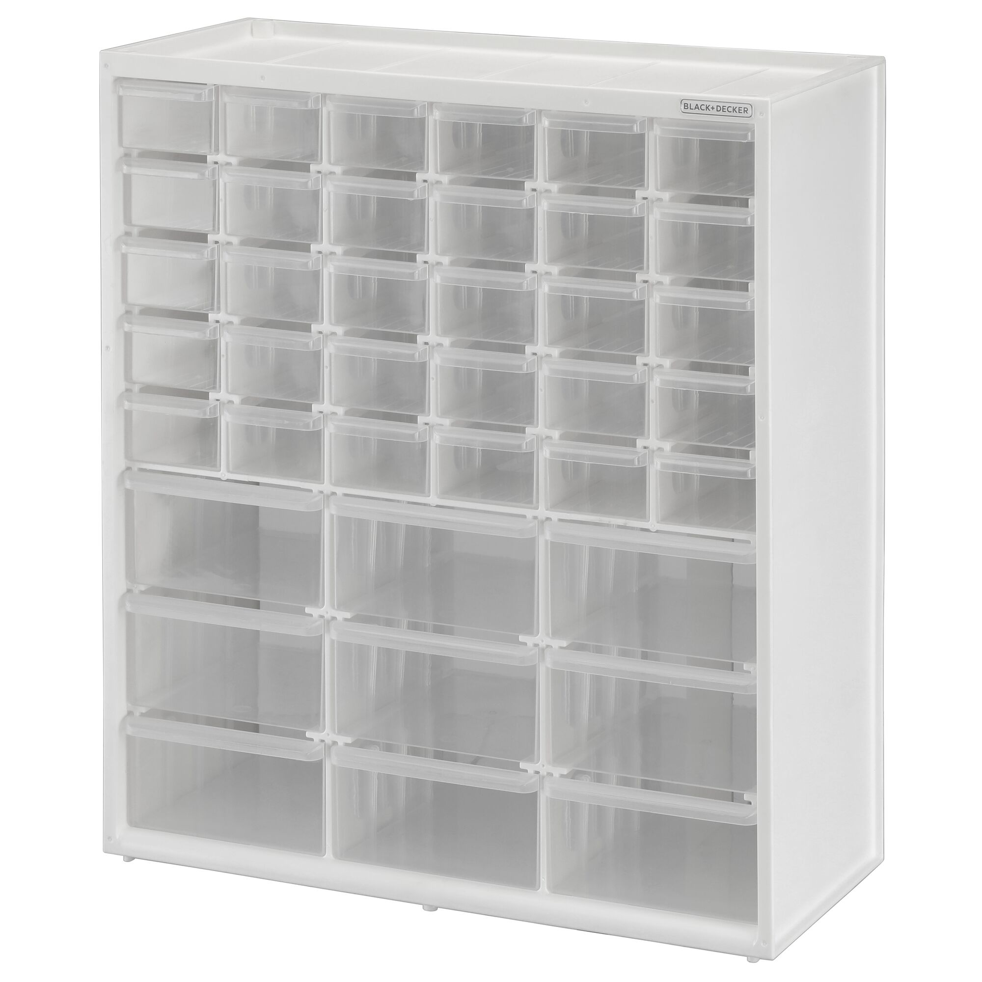 Black and decker Large & Small 39 Drawer Bin System with clear drawers