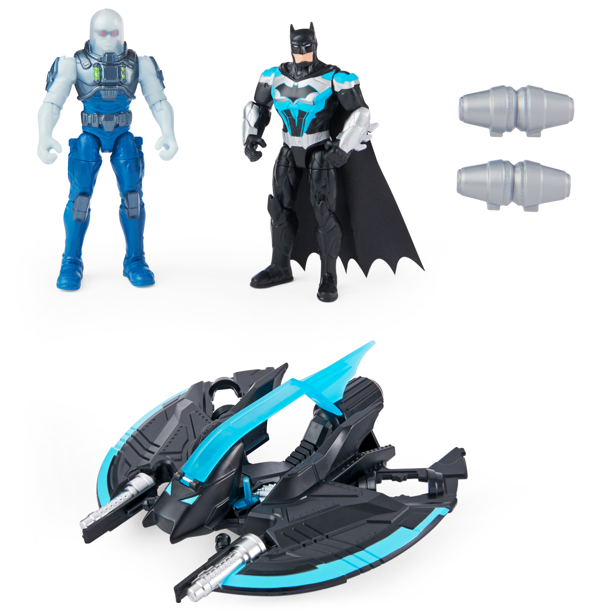 Batman BatTech Flyer with 4inch Exclusive Mr. Freeze and Batman