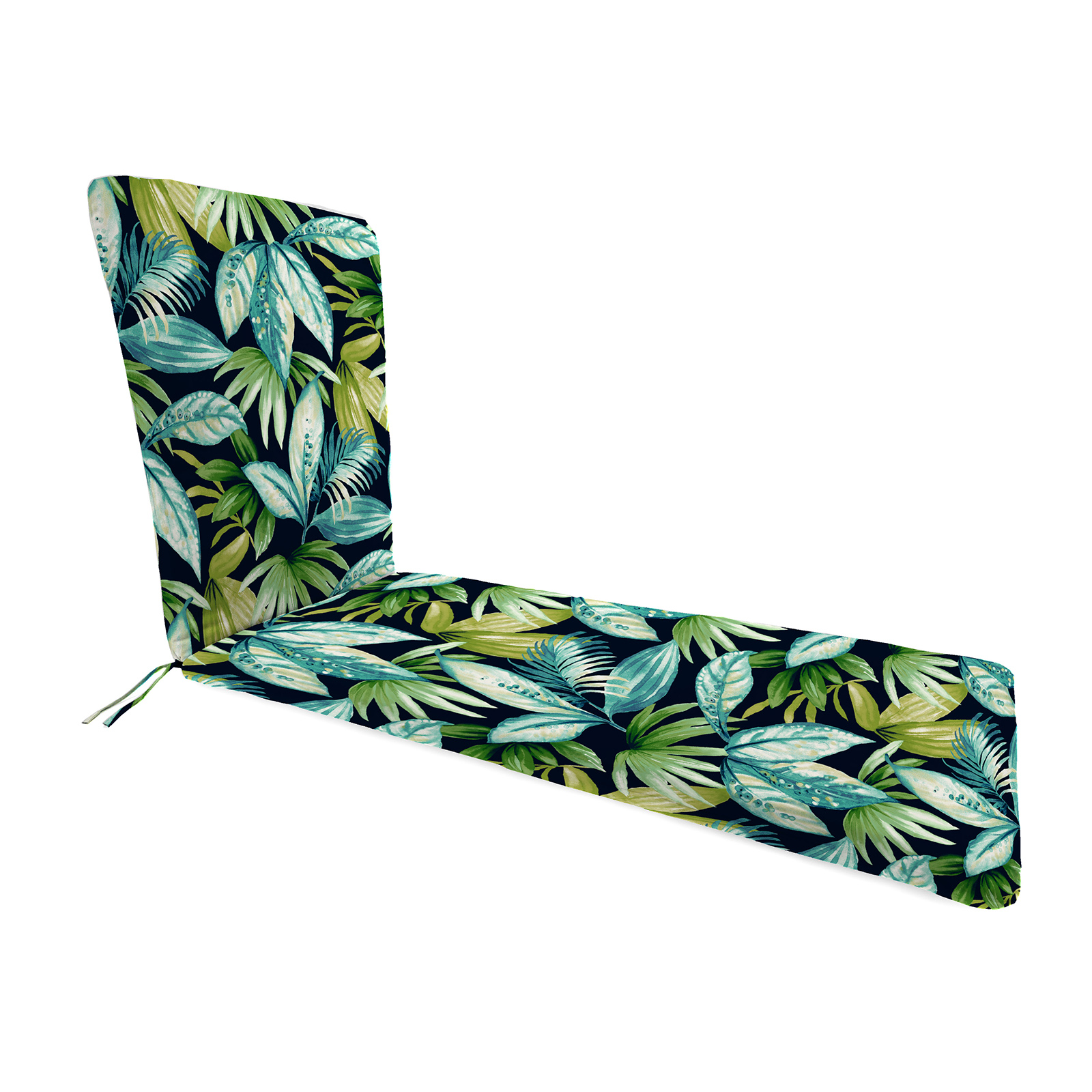 New Outdoor Patio Chaise Lounge Chair Cushion with Ties 74" x 22", UV Treated - Picture 8 of 18