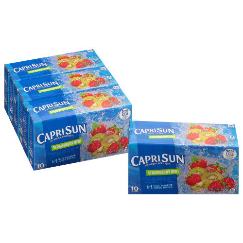 CAPRI SUN Strawberry Juice Pouch, 6 oz. Pouches (Pack of 40) 