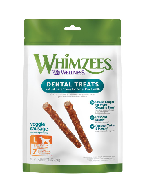 WHIMZEES Veggie Sausage for L treat size
