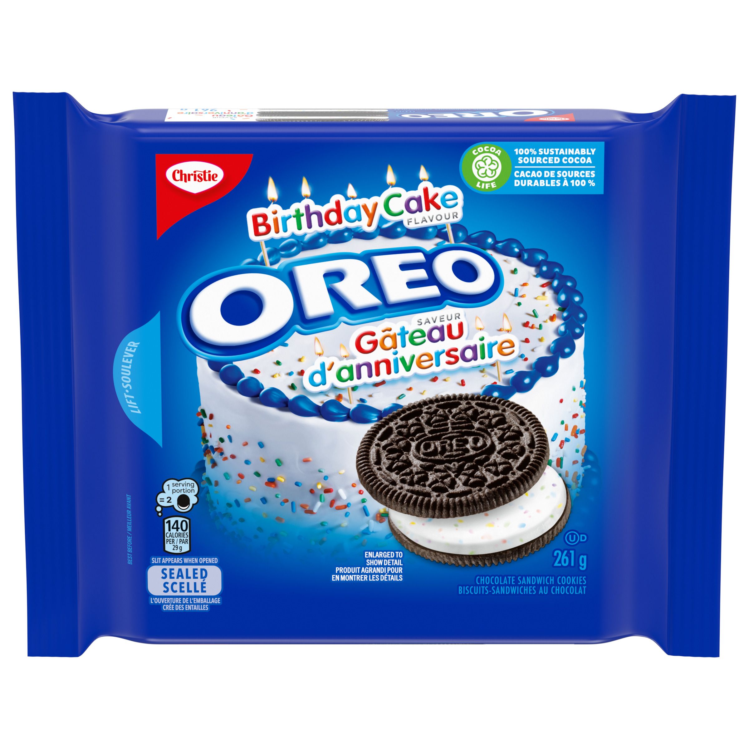 Oreo Birthday Cake Crème Cookies 261G-1