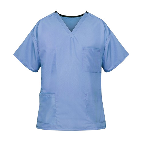 Unisex 2-Pocket Reversible Scrub Top