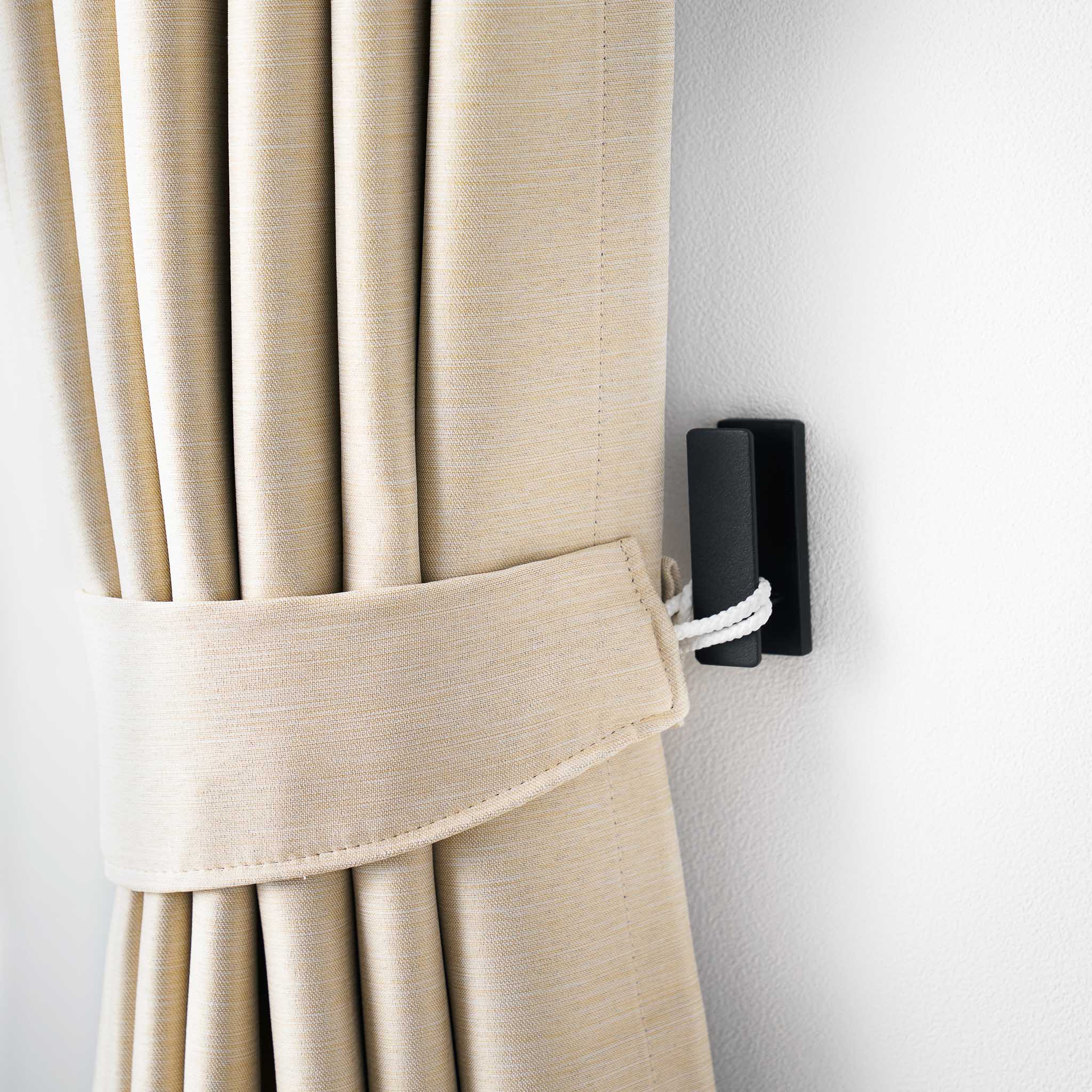 Wandhaken (3er Set) : Multifunktional, ideal zur hängenden Aufbewahrung oder zum Aufhängen von Vorhängen