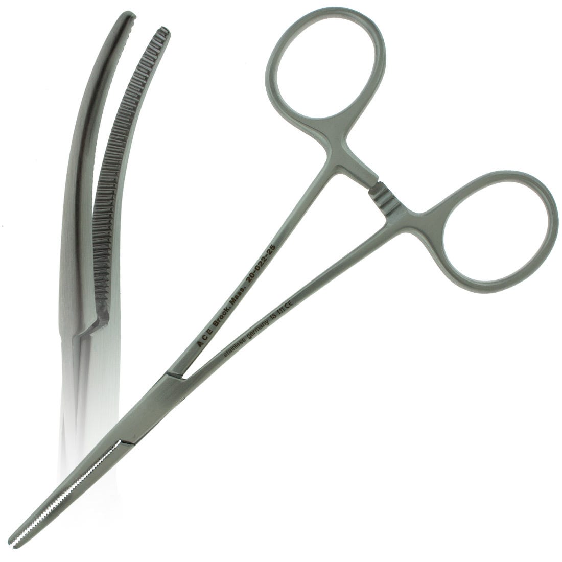 ACE Crile Forcep, curved, 5-1/2", 14cm