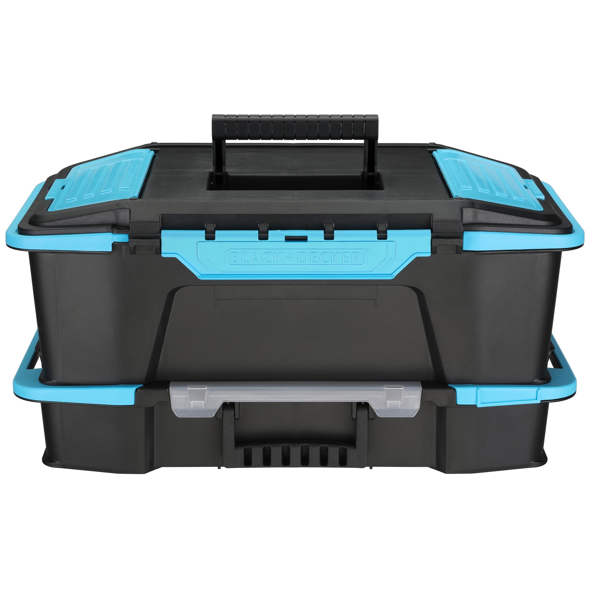 Front facing view of Black and decker 19” Stackable Caddy And Organizer