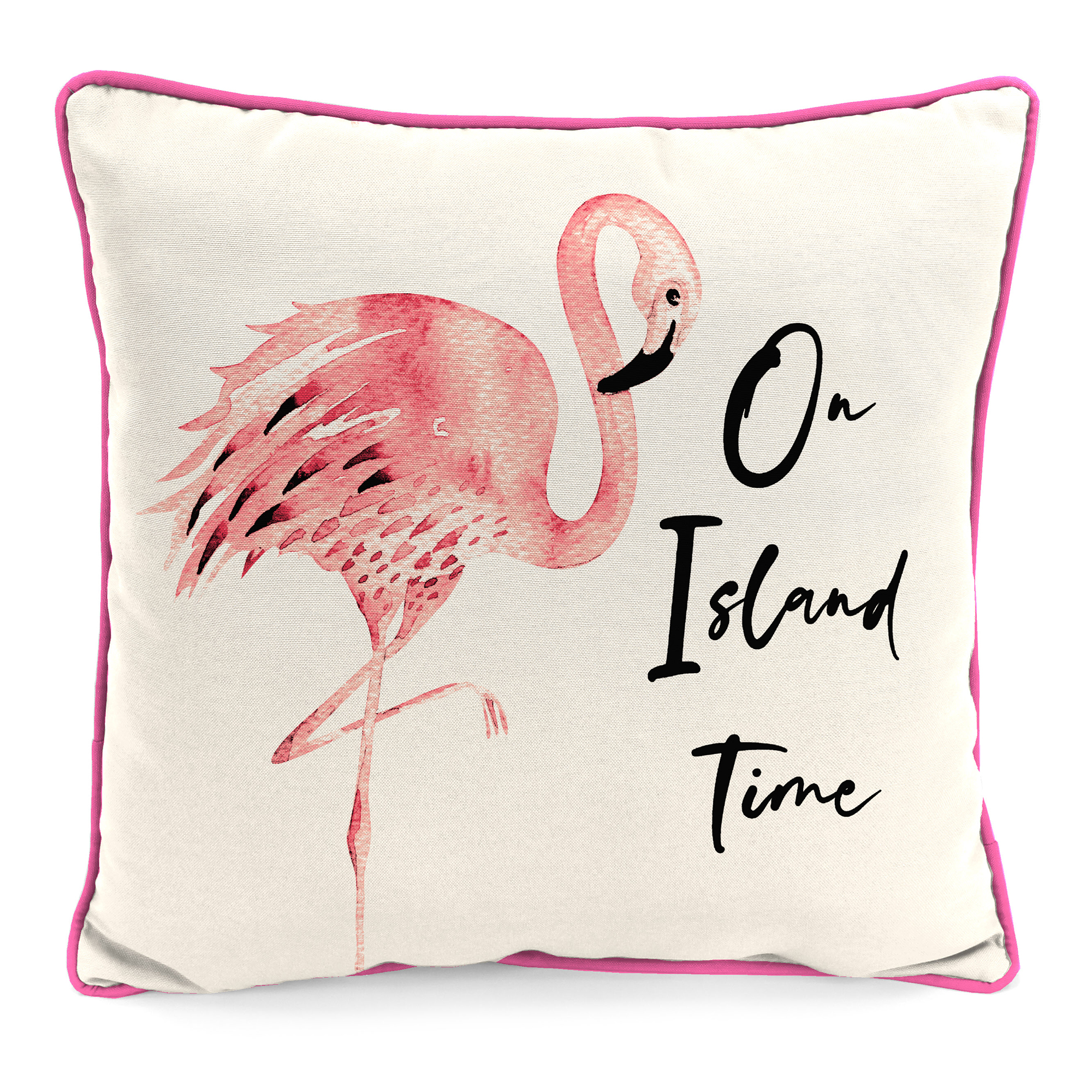 New Outdoor Throw Pillow with Welt 16" x 16", Fade Stain Resistant, Easy Clean - Picture 25 of 30