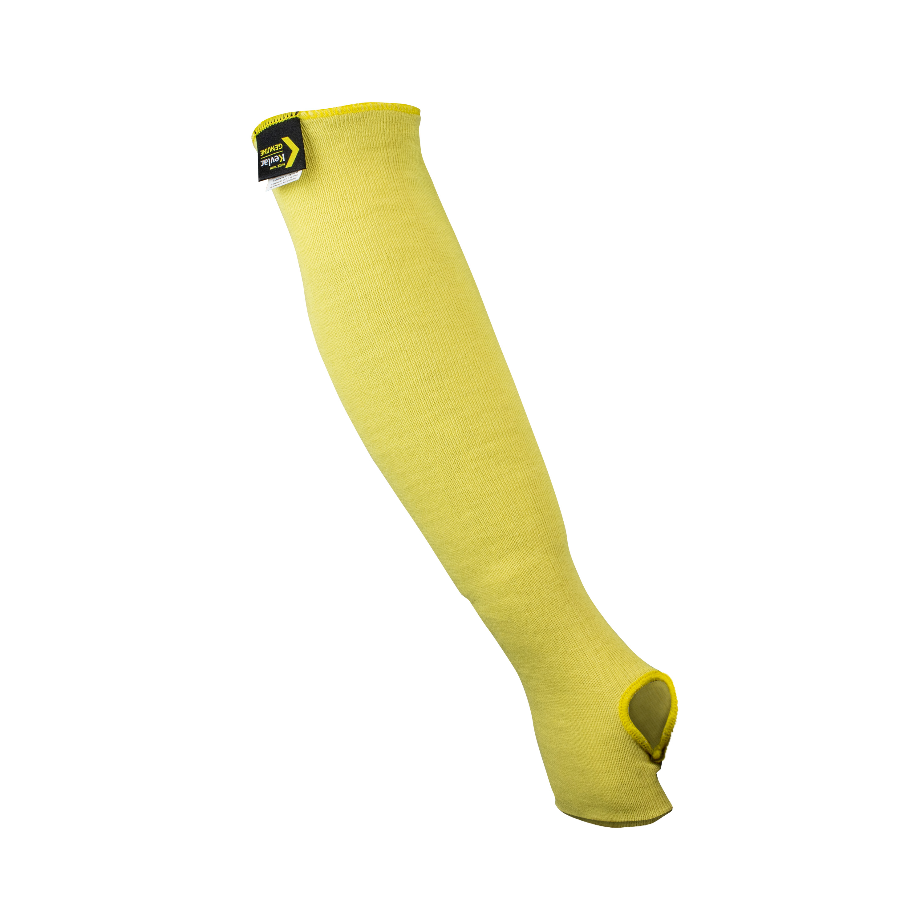RAD52K 2-Ply Kevlar A3 Cut Protection Sleeve 18" Length with Thumb Slot
