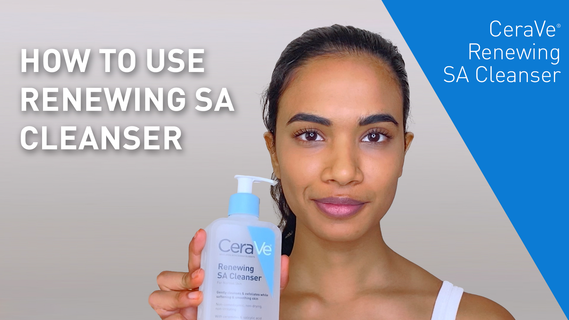 CeraVe Renewing SA Cleanser, Salicylic Acid Foaming Gel Face Wash For ...