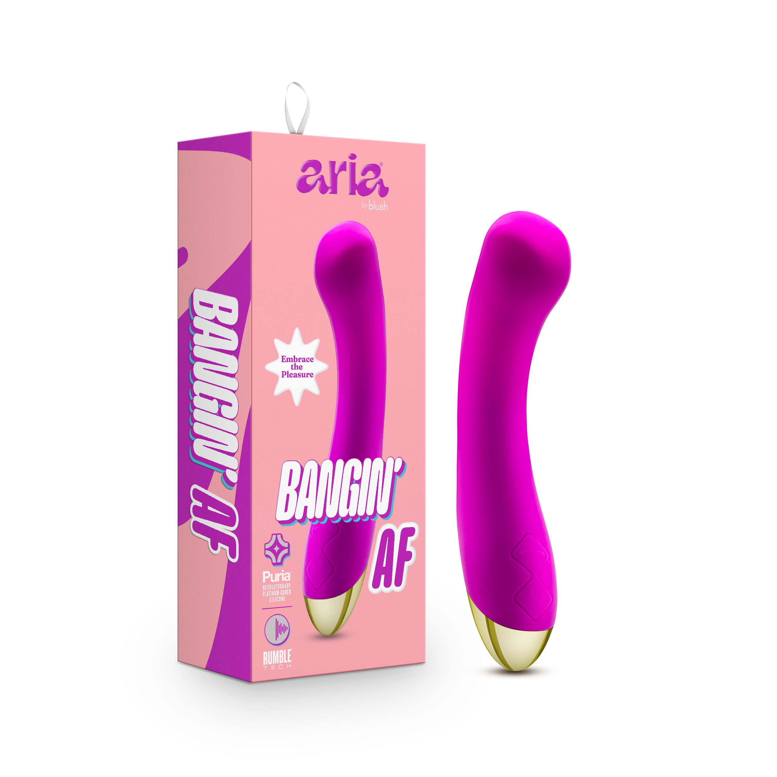 Blush Aria Bangin' AF G-Spot Purple 7.25-Inch Vibrator