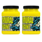 RAW UMBER (2 EA) MURAL PAINT PINT SCORCHD YLW