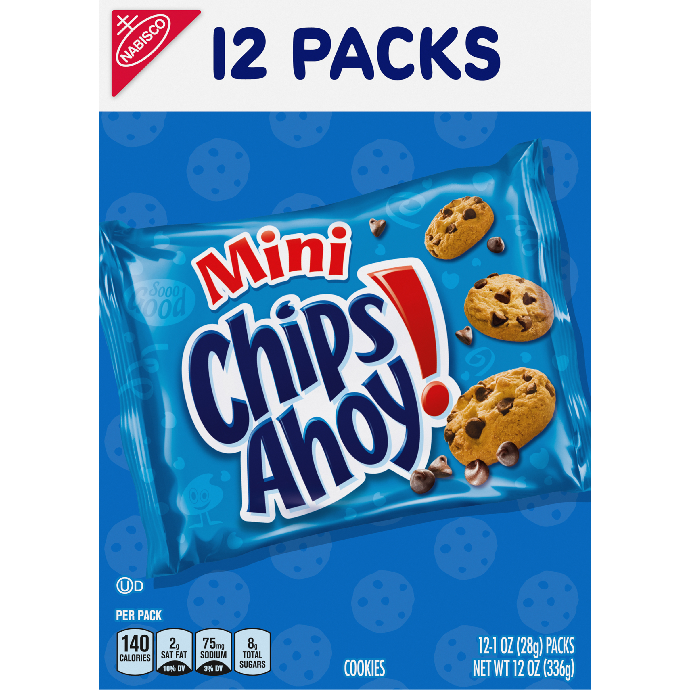 CHIPS AHOY! Mini Chocolate Chip Cookies, 12 Snack Packs-thumbnail-2