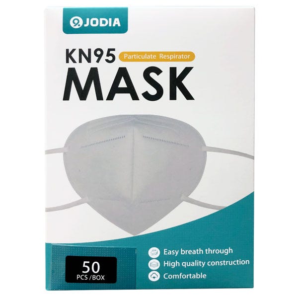 KN95 STD Particulate Respirator Non-Fluid Resistant Mask 50/Box