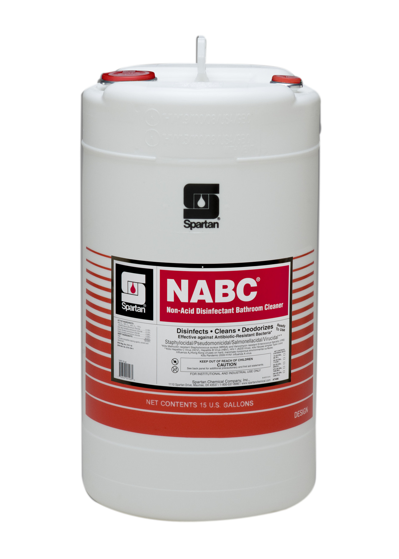 Spartan Chemical Company NABC, 15 GAL DRUM