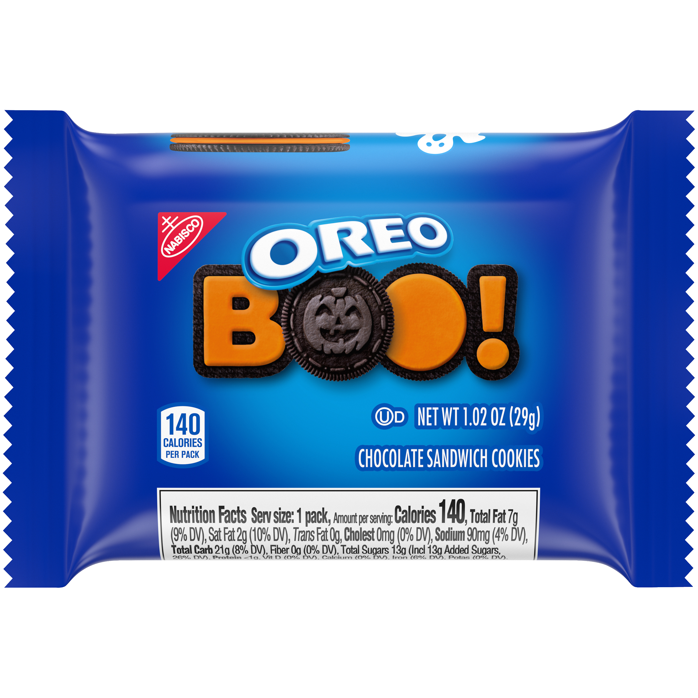 OREO Fall Treats Double Stuf Chocolate Sandwich Cookies and Halloween Cookies Variety Pack, 45 Trick or Treat Bags (2 Cookies Per Snack Pack)-6