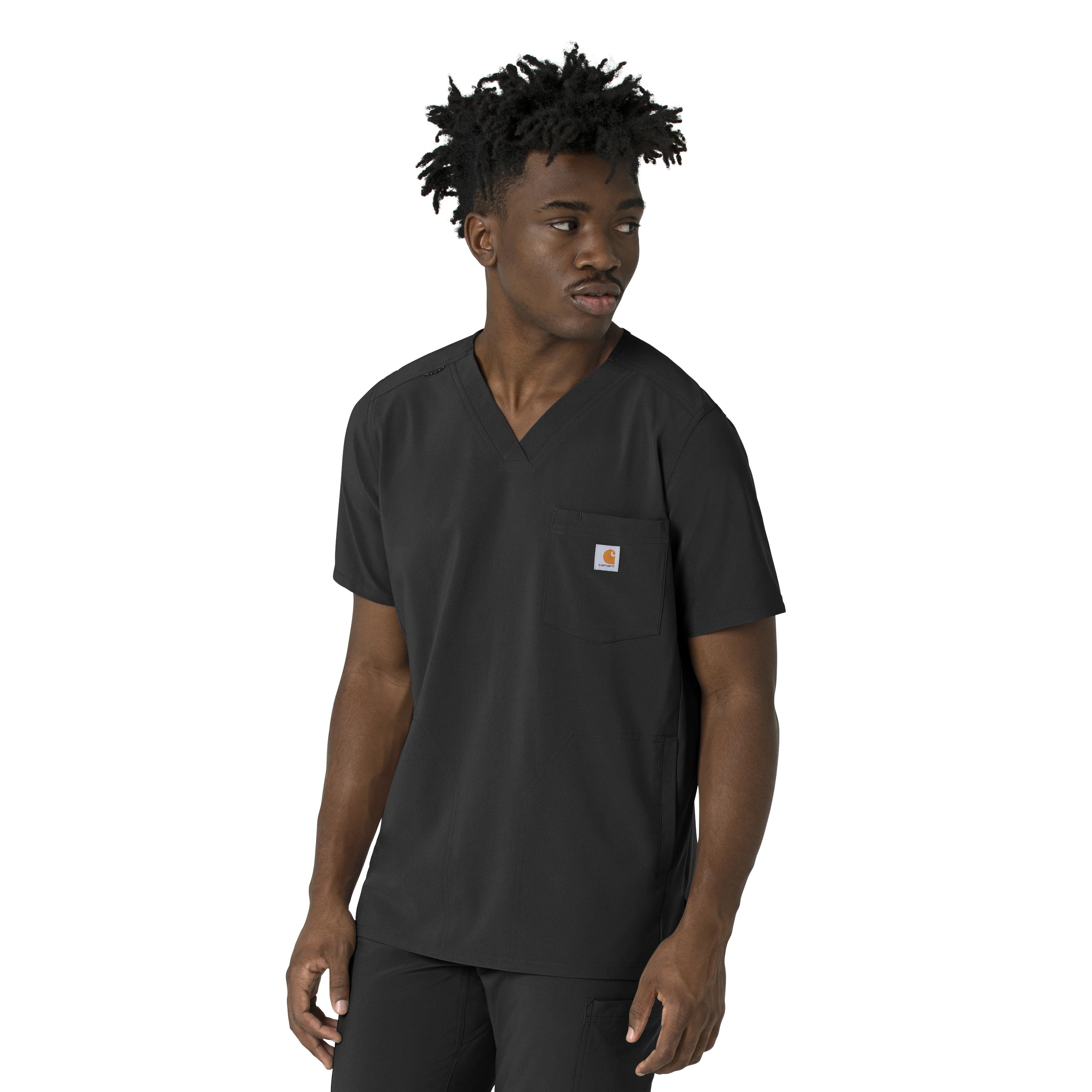 Force Cross&#45;Flex Men&#39;s V&#45;Neck Scrub Top-Carhartt