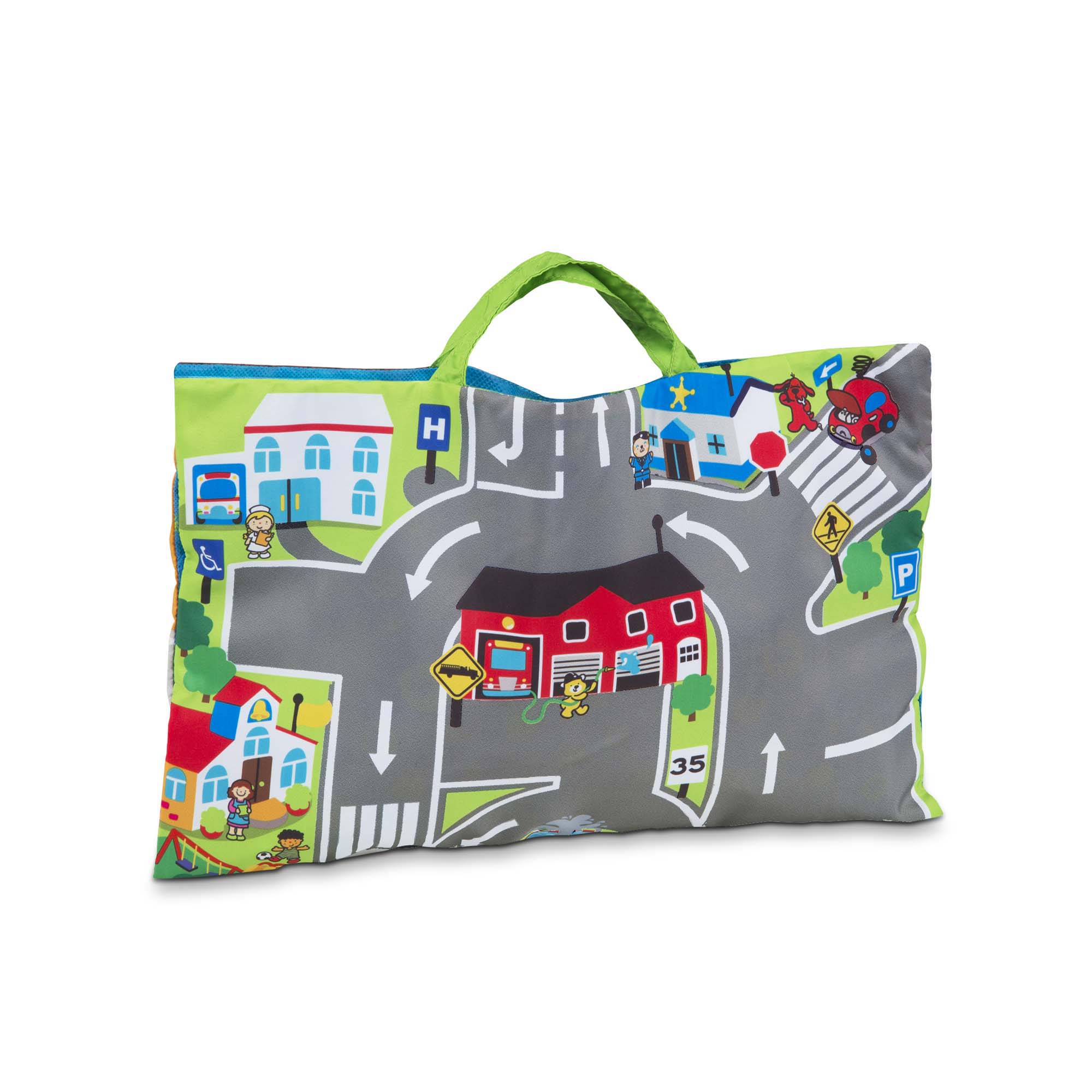 Melissa & Doug Take-Along Town Play Mat image number null