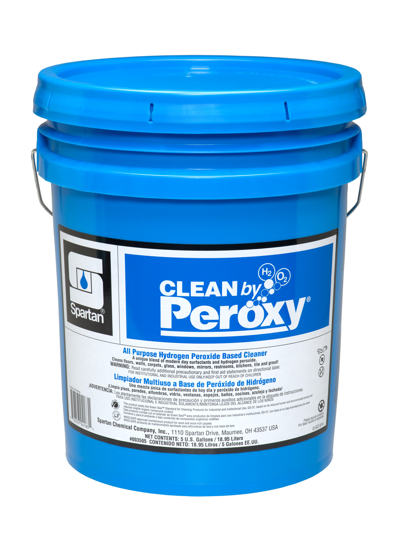 Spartan Chemical Company Clean by Peroxy, 5 GAL PAIL
