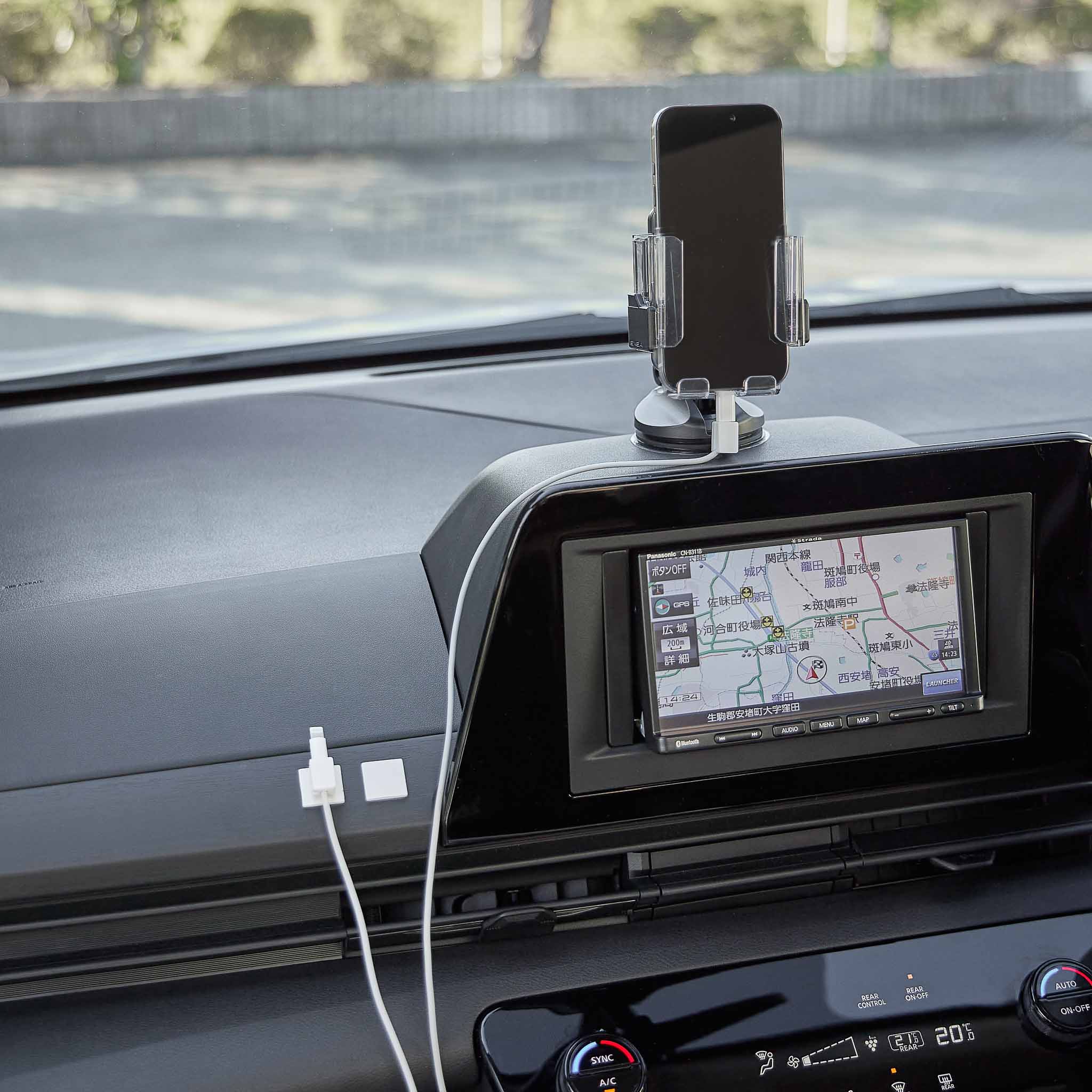 Magnetic Cable Holders with Base (Set of 5) : Versatile for Home or On the Go