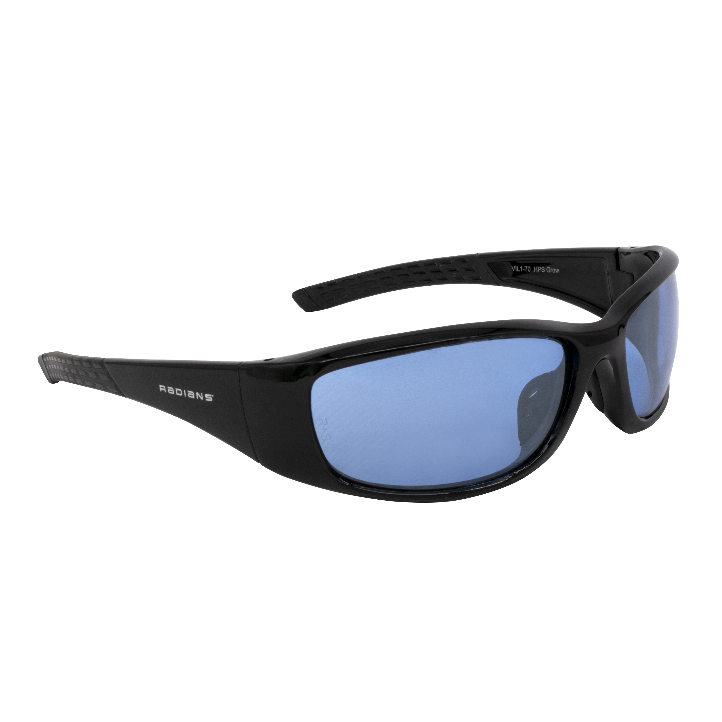 Villume Indoor Farming Glasses - Black Frame - HPS Grow Blue Mirror Lens