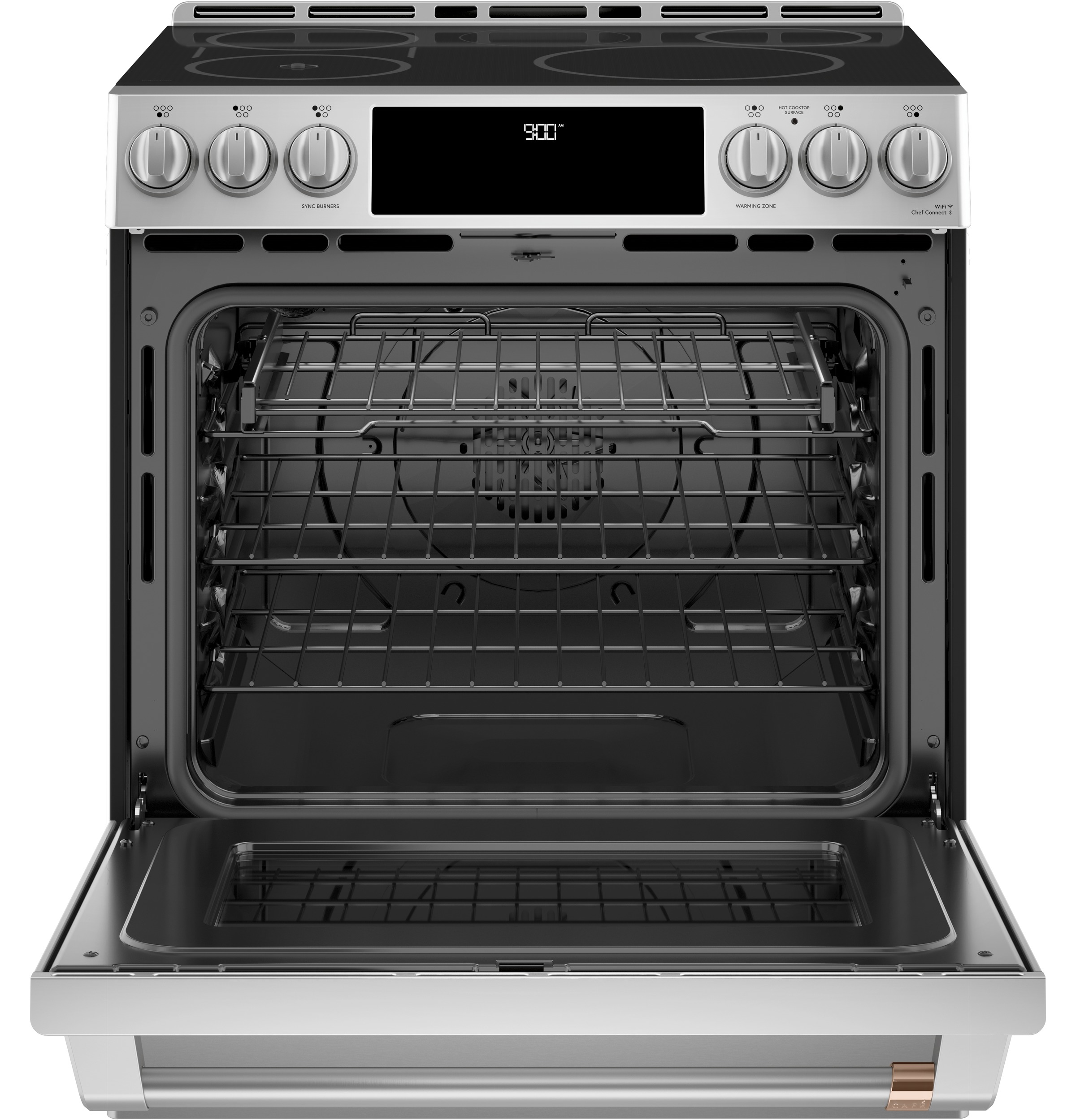 Café™ 30" Stainless Steel Slide In Induction Range view 3