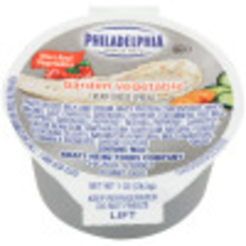PHILADELPHIA Garden Vegetable Cream Cheese Spread, 1 oz. Cup (Pack of