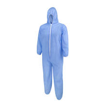Radians SMS428CAH SMS Coverall with Hood, Elastic Wrists and Ankles