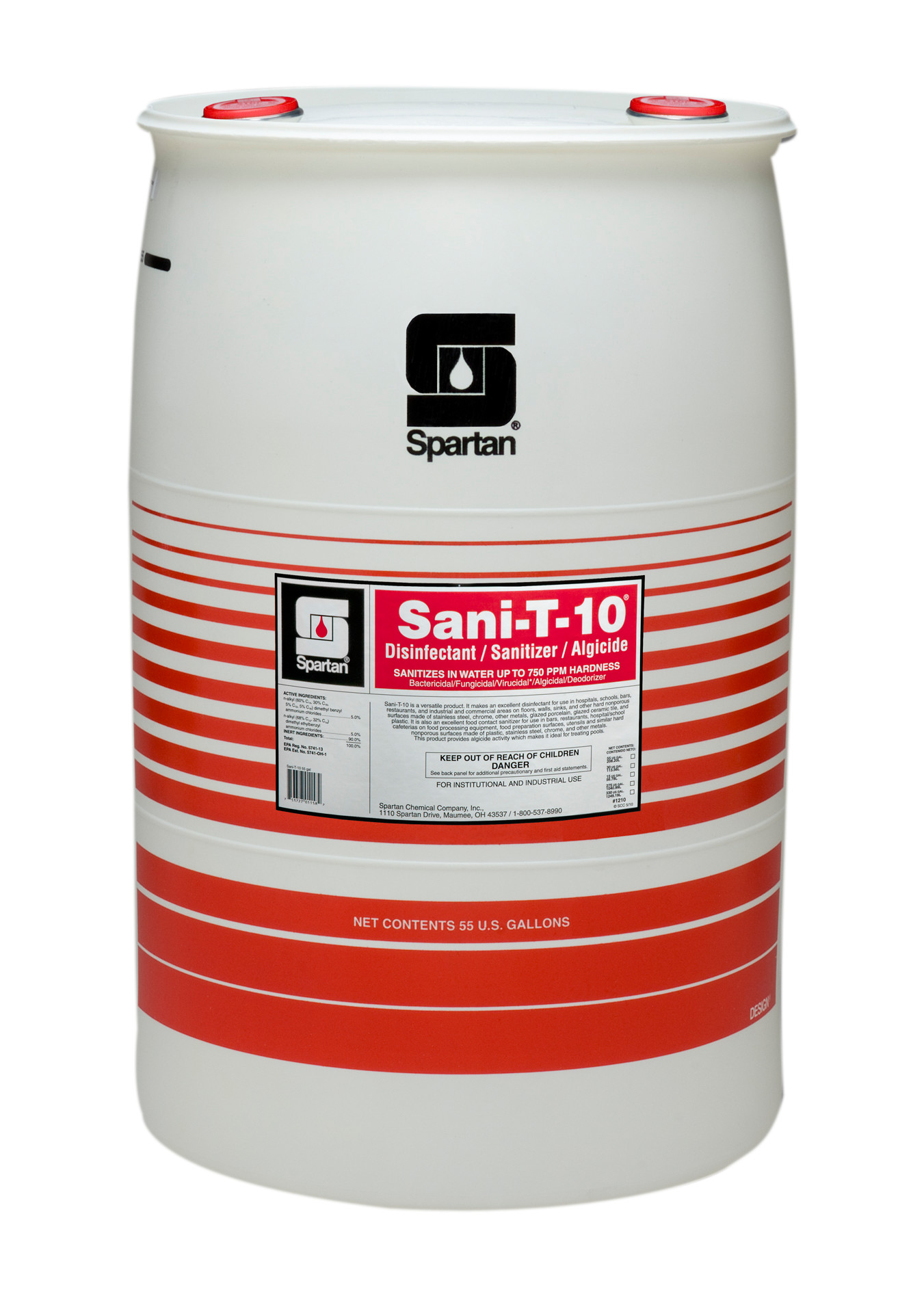 Spartan Chemical Company Sani-T-10, 55 GAL DRUM