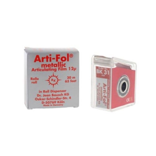 Arti-Fol® Articulating Film Metalic Shimstock 12 Microns - 20m Roll