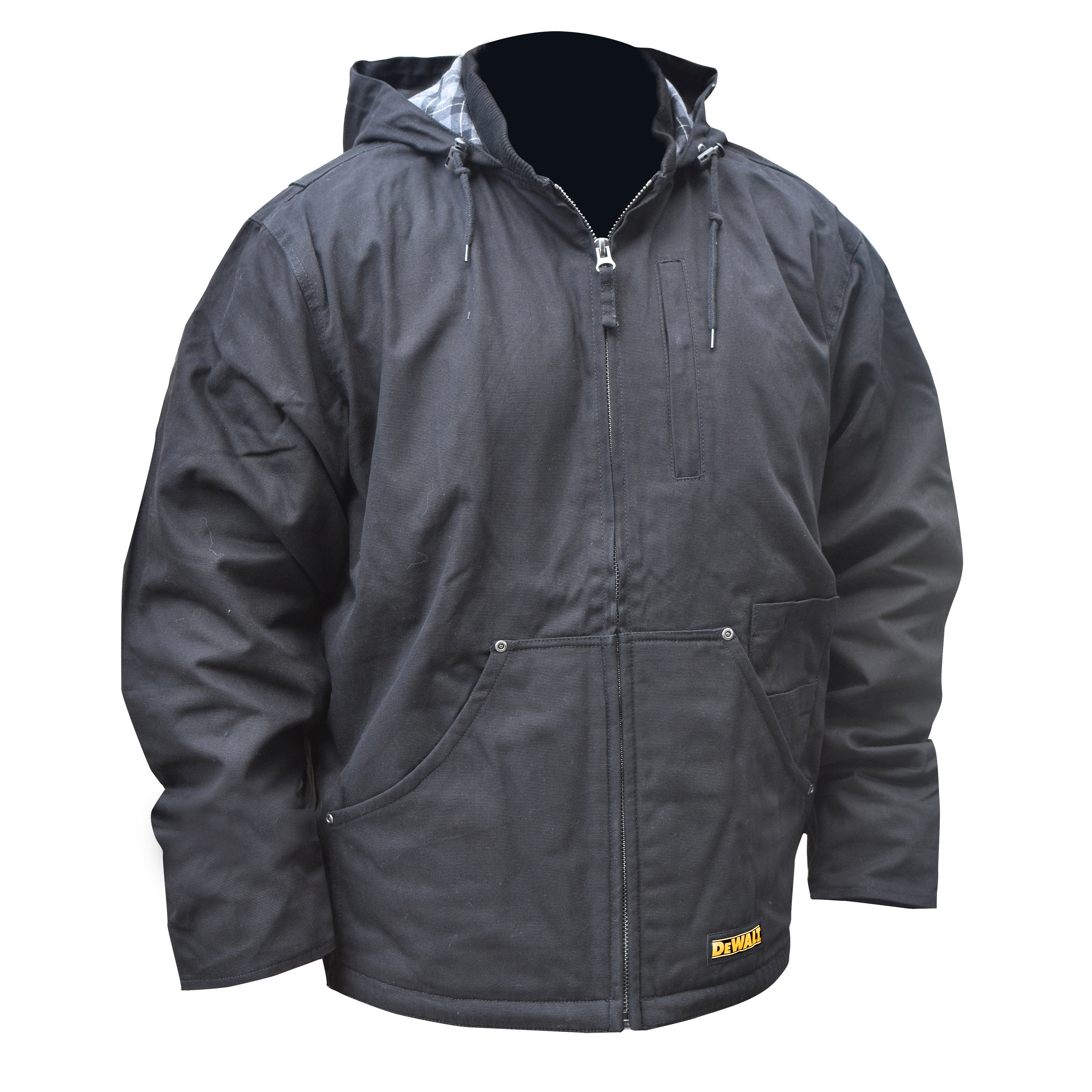 DEWALT Men&#8216;s Heated Heavy Duty Work Coat Bare Black-Radians