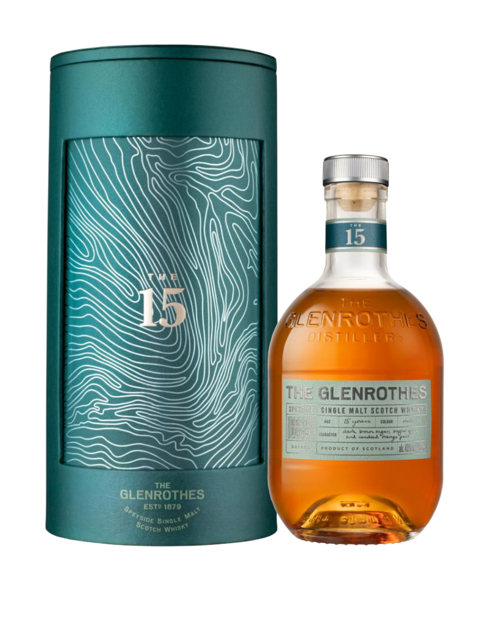 THE GLENROTHES 15 YEAR OLD SINGLE MALT SCOTCH WHISKY