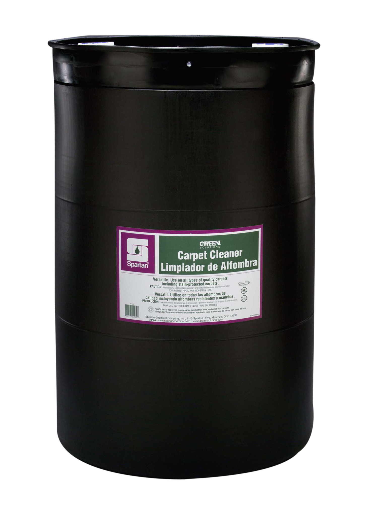 Spartan Chemical Company Green Solutions Carpet Cleaner, 55 GAL DRUM