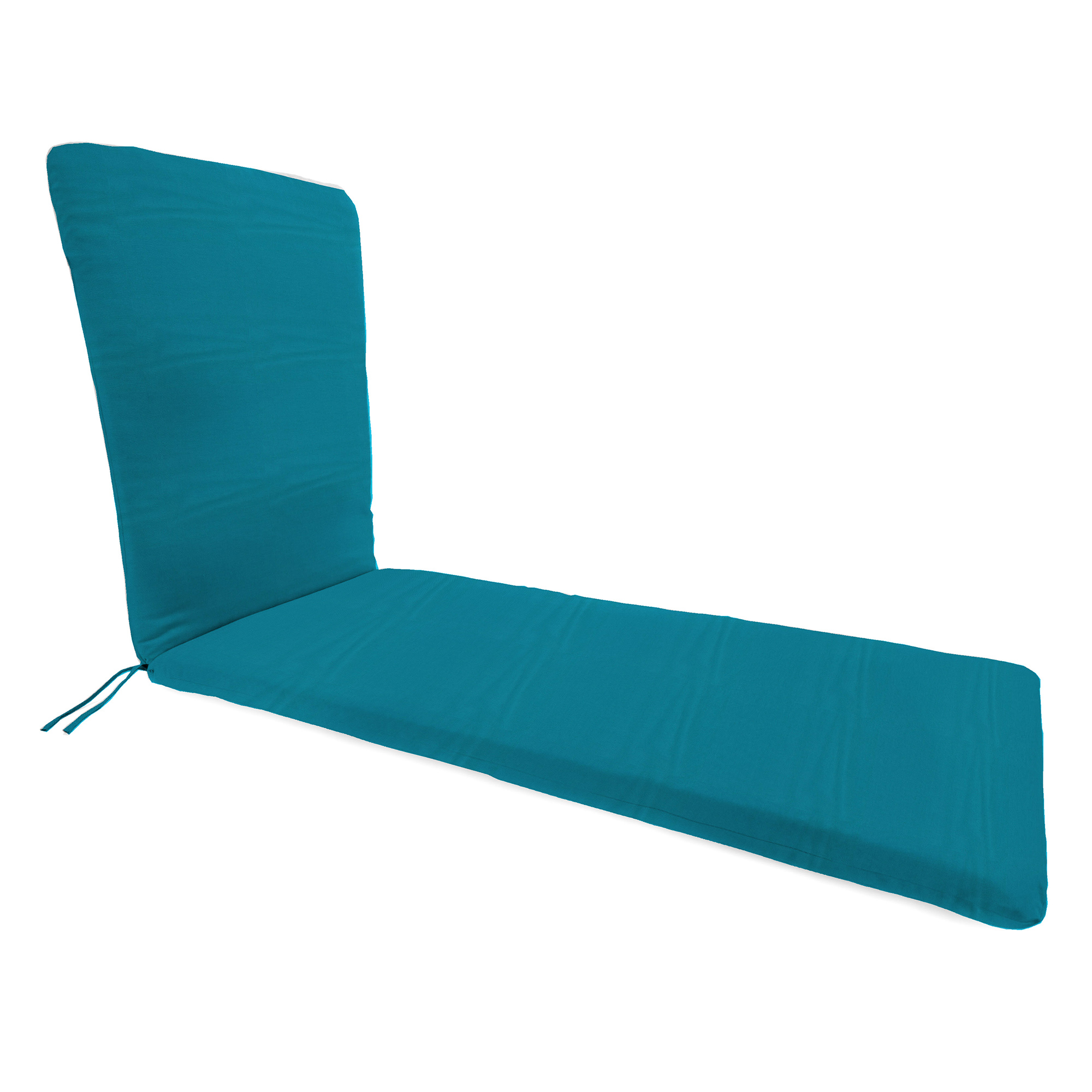 New Outdoor Patio Chaise Lounge Chair Cushion with Ties 74" x 22", UV Treated - Picture 11 of 18