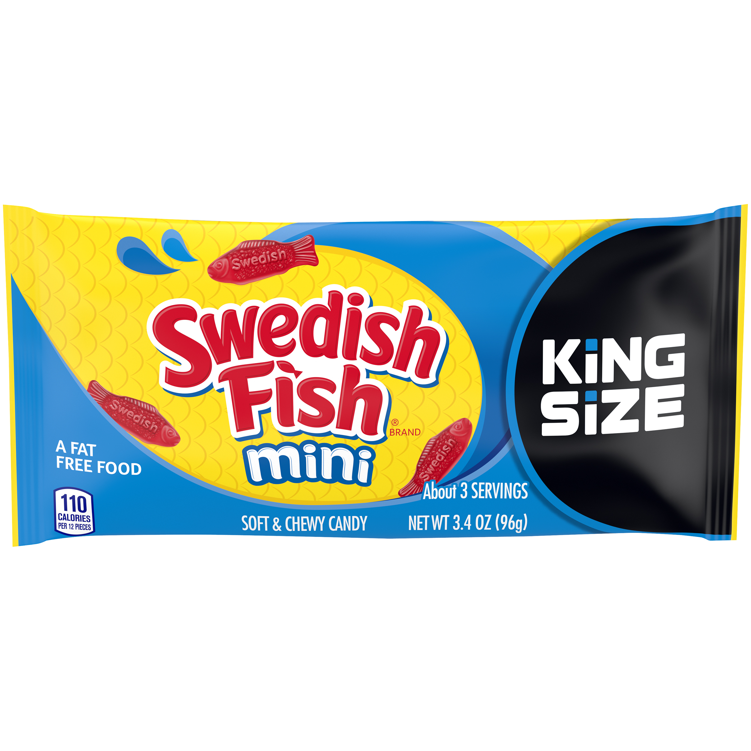 SWEDISH FISH King Size 3.4OZ 18x8