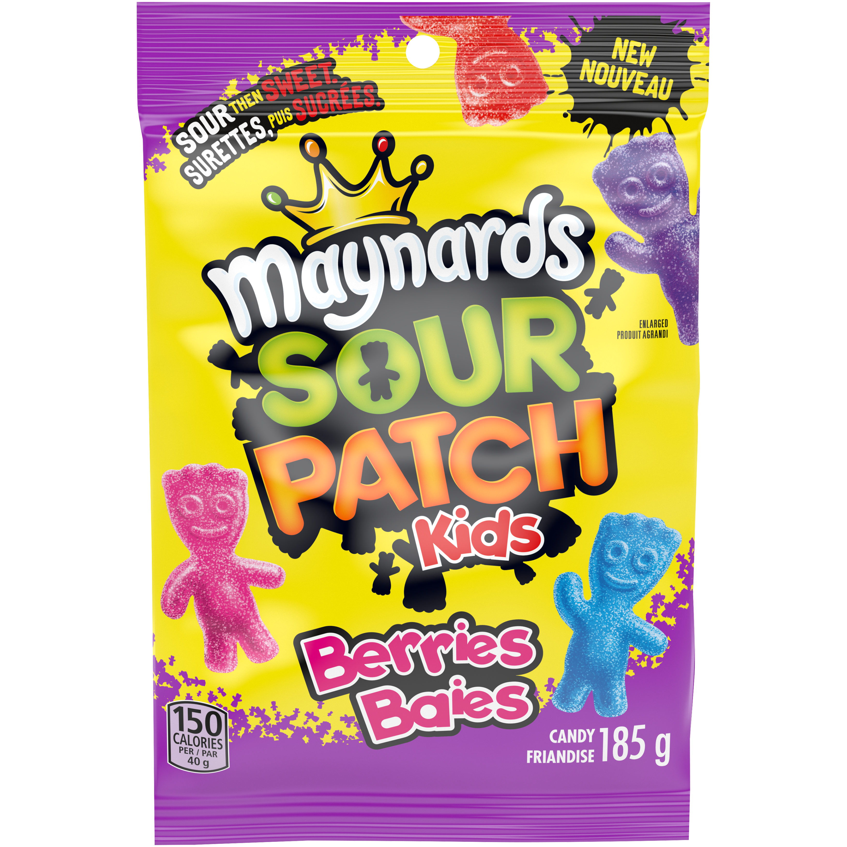 Maynards Sour Patch Kids Berries Candy, 185G-thumbnail-0