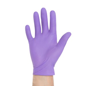 Purple Nitrile® Exam Glove 9-1/2" Long,  X-Large, Non Sterile, Powder Free- 90/Box