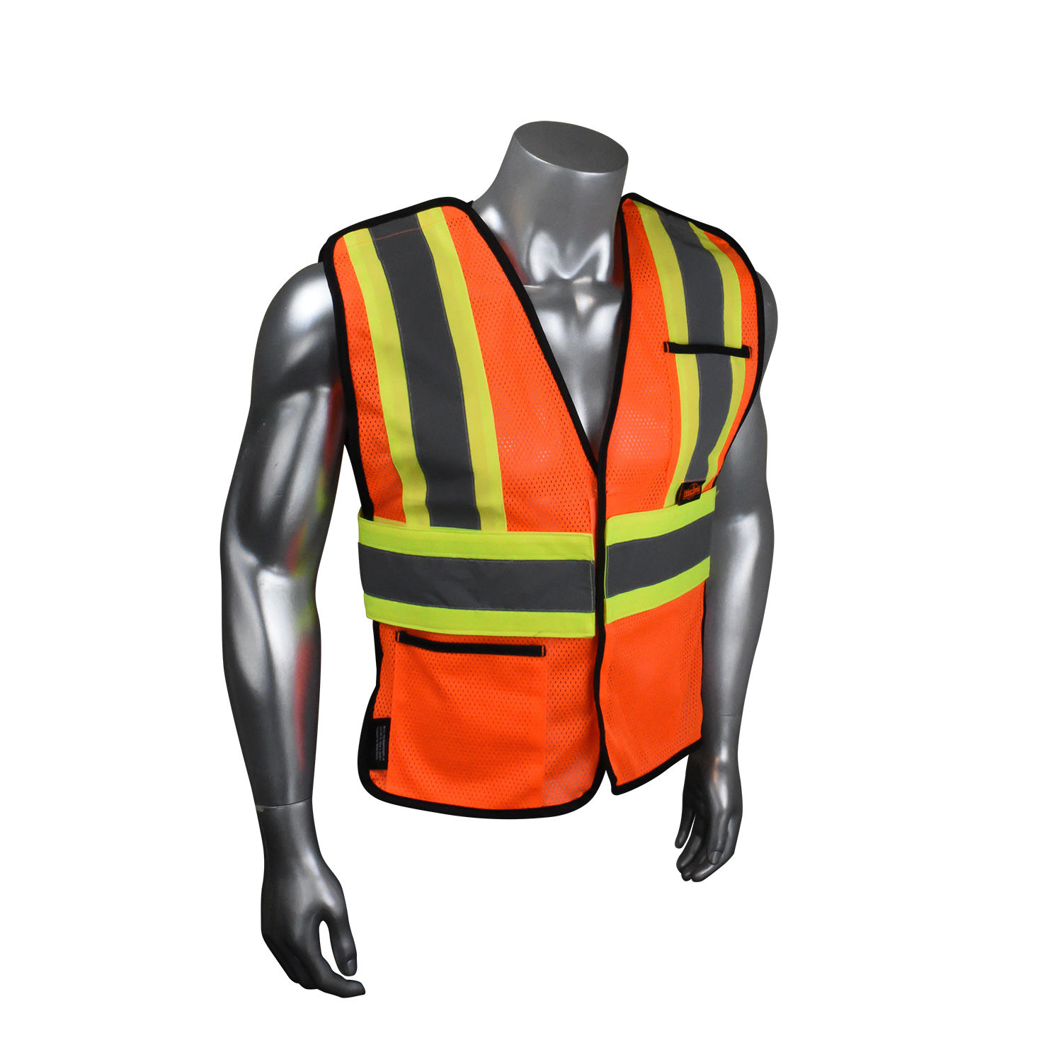 SV010X-1 Economy Break Away Vest X-Back - Hi Vis Orange - Size M/2X