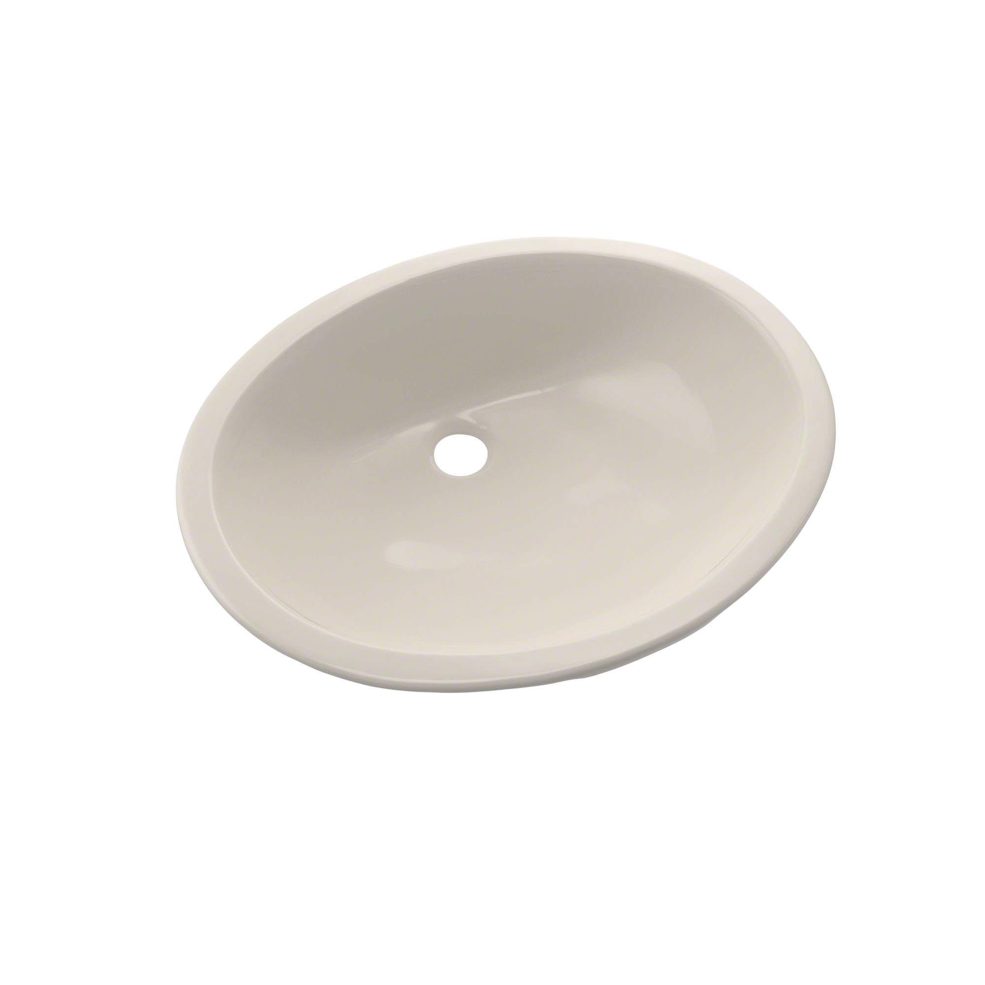 TOTO Rendezvous Oval Undermount Bathroom Sink with CEFIONTECT, Sedona Beige, Vitreous China, LT579G#12