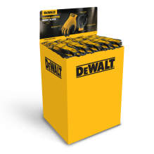DEWALT DB-DPG70L Textured Rubber Coated Gripper Gloves Dump Bin, 96 Pairs