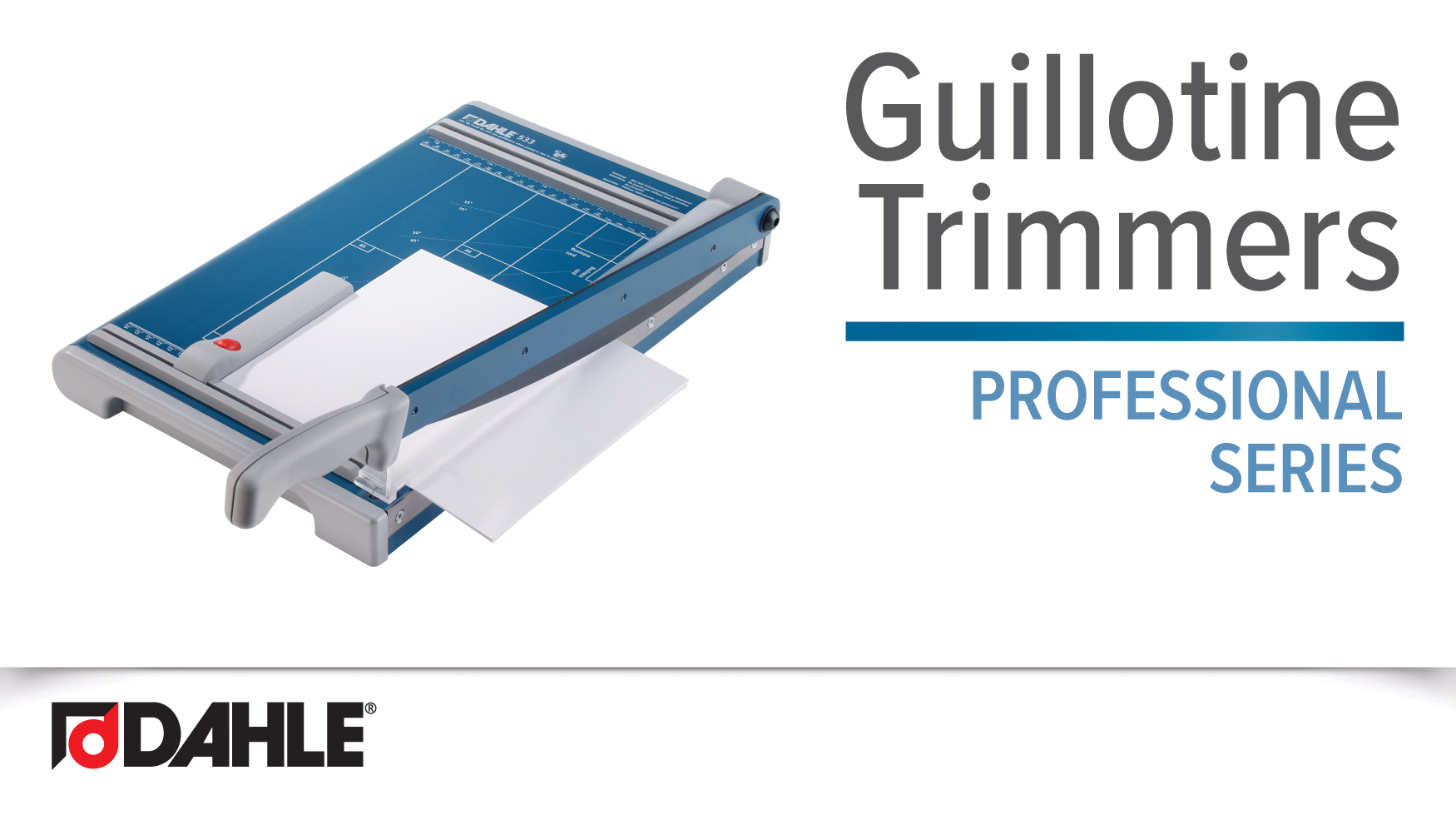 Dahle Professional Guillotine Trimmer Video